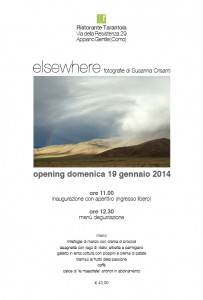 Invito Susanna Crisanti Elsewhere Ristorante Tarantola
