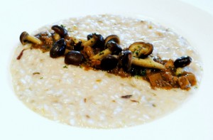 Risotto con trevisana caramellata