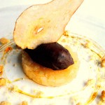 Dessert con grappa poli pedro ximénez